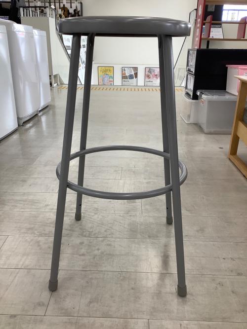 National Public Seating スチールスツール グレー×ブラウン 1人掛け 6230