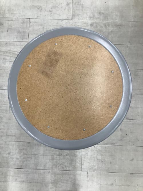 National Public Seating スチールスツール グレー×ブラウン 1人掛け 6230