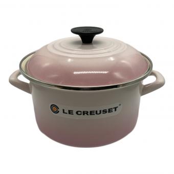 LE CREUSET (ルクルーゼ) キャセロール SIZE 20cm ピンク 【IH対応】