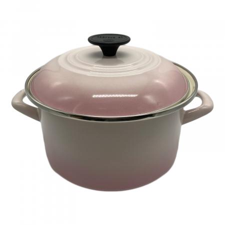LE CREUSET (ルクルーゼ) キャセロール SIZE 20cm ピンク 【IH対応