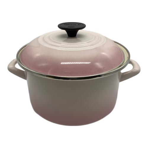LE CREUSET (ルクルーゼ) キャセロール SIZE 20cm ピンク 【IH対応】