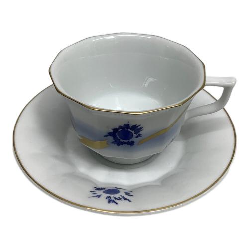 ROYAL COPENHAGEN (ロイヤル・コペンハーゲン) カップ&ソーサー 絹谷幸二 日月天祥富嶽 青富士 5Pセット