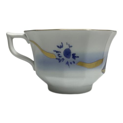 ROYAL COPENHAGEN (ロイヤル・コペンハーゲン) カップ&ソーサー 絹谷幸二 日月天祥富嶽 青富士 5Pセット