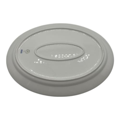 ROYAL COPENHAGEN (ロイヤル・コペンハーゲン) 楕円プレート ヨゴレ有 フルーテッド・シグネチャー