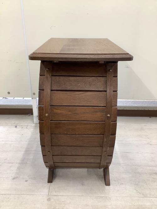 樽型ワインラック ダークブラウン アンティーク調