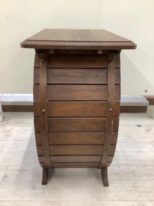 樽型ワインラック ダークブラウン アンティーク調