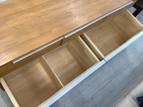 キャビネット ナチュラル オーダーメイド 96 引出付き