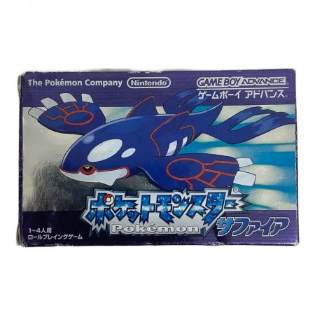 ポケットモンスター　サファイア　ゲームボーイアドバンス ポケットモンスター サファイア ゲームボーイアドバンス ポケモン