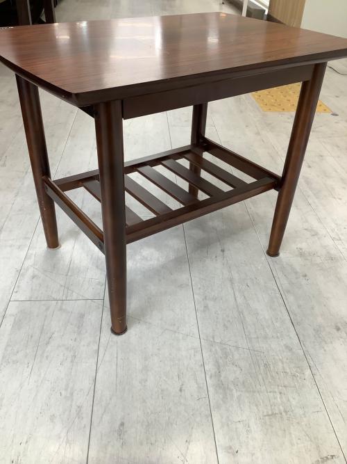 オールドカリモク サイドテーブル ブラウン