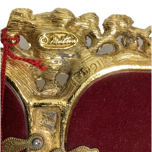 MATSON (マトソン) フォトフレーム ゴールド ハート型 マトソン製 1960年代F1791