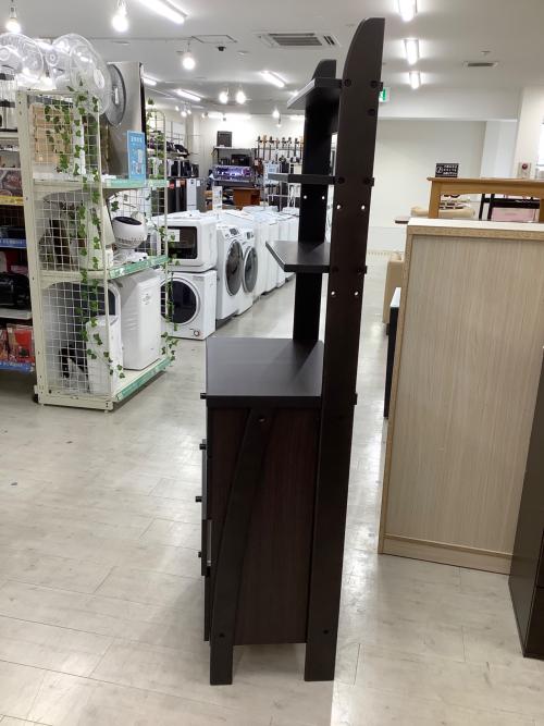 ニトリ チェストラック ブラウン×ナチュラル 235 4段引き出し 3段ラック