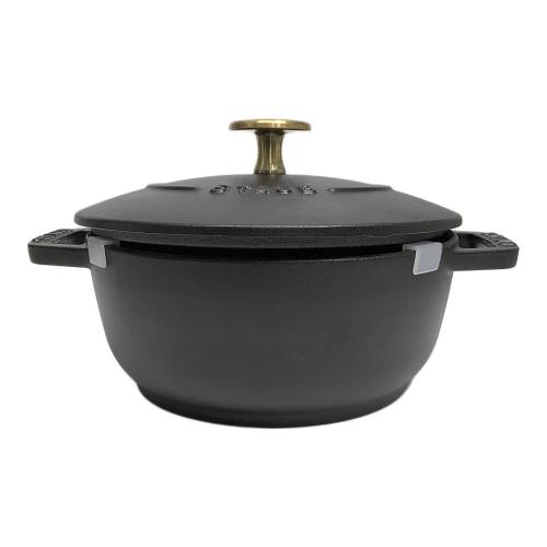 Staub (ストウブ) Wa-NABE 16cm ブラック 40501-0000