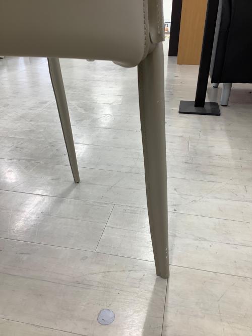 ダイニングチェアー アイボリー 80225