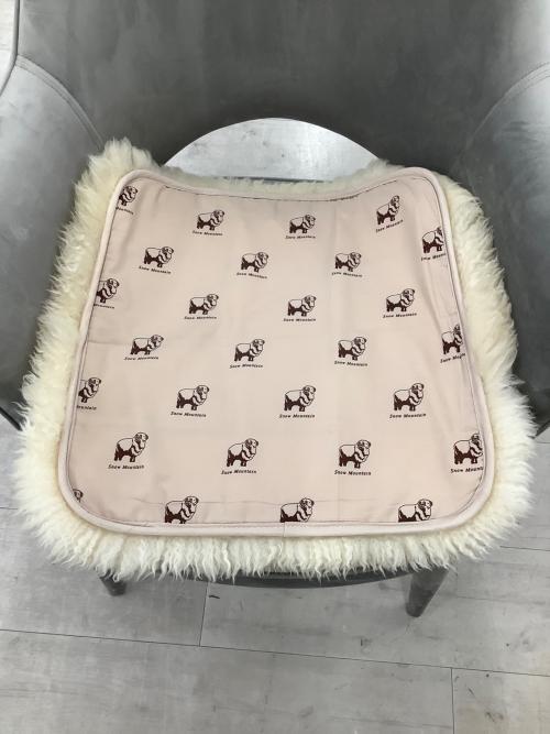 ダイニングチェアー ライトグレー 80225 クッションセット スウェード