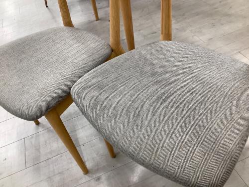 ACTUS (アクタス) ダイニング3点セット ナチュラル×グレー 245 KULAUM