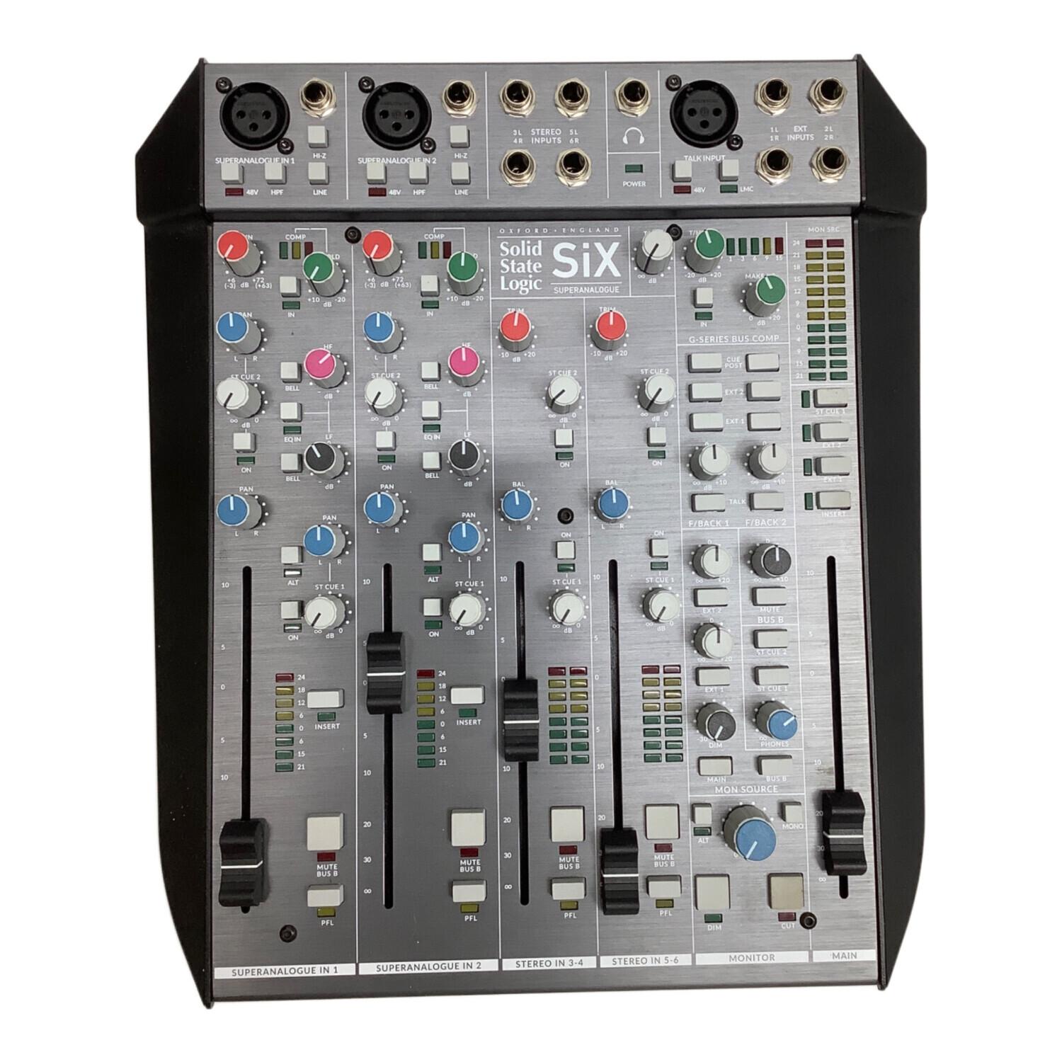 Solid State Logic SiX アナログミキサー　未使用品 SSL(Solid State Logic) SiX (国内正規品)(エスエスエル)(アナログ