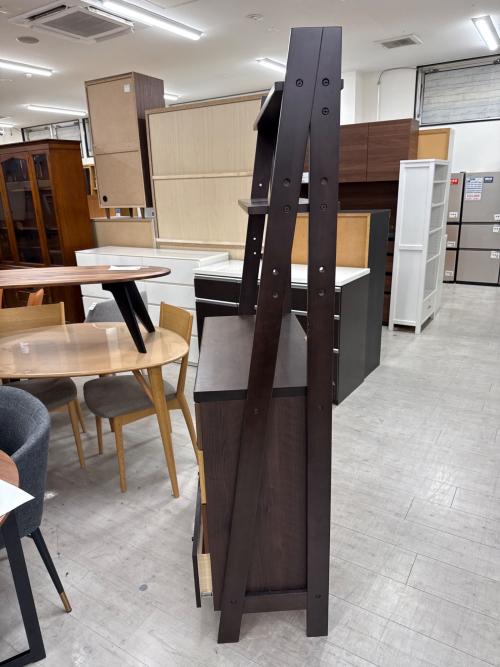 ニトリ チェストラック ブラウン×ナチュラル 274 4段 ランダム2