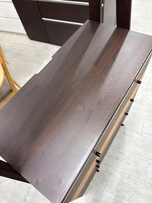 ニトリ チェストラック ブラウン×ナチュラル 274 4段 ランダム2