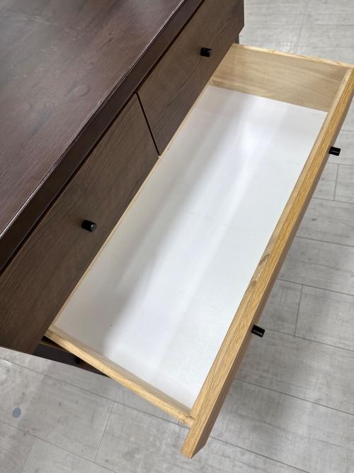 チェストラック ニトリ 4段 ランダム2 ブラウン×ナチュラル