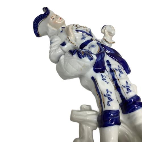 フィギュリン 西風 アンティーク ヨゴレ有