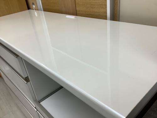 キッチンカウンター ホワイト 186 4段 2枚扉