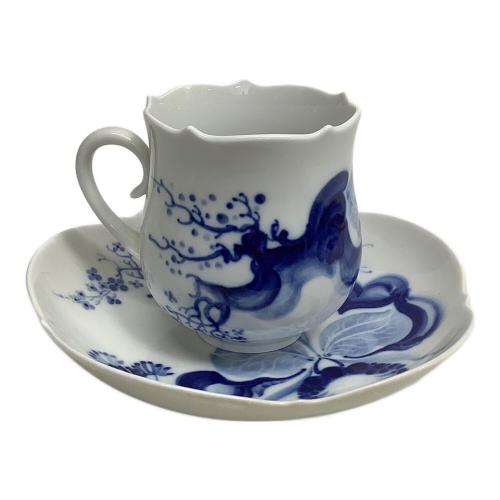 Meissen (マイセン) カップ&ソーサー 内部ヨゴレ有 ブルーオーキッド