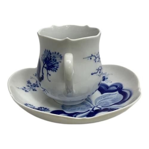 Meissen (マイセン) カップ&ソーサー 内部ヨゴレ有 ブルーオーキッド