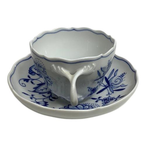 Meissen (マイセン) カップ&ソーサー 内部ヨゴレ有 ブルーオニオン