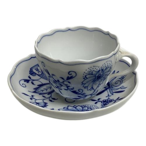 Meissen (マイセン) カップ&ソーサー 内部ヨゴレ有 ブルーオニオン