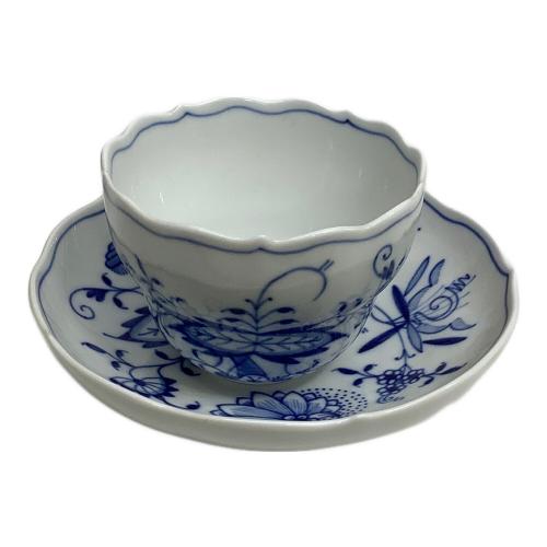Meissen (マイセン) カップ&ソーサー 内部ヨゴレ有 ブルーオニオン