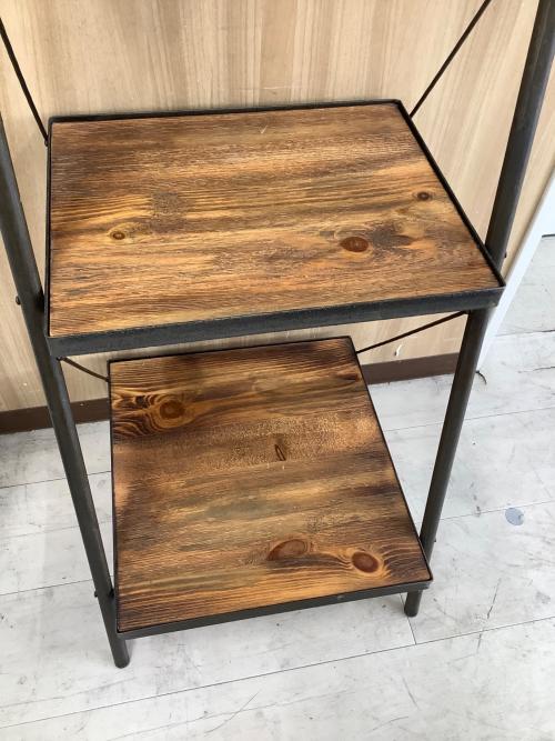 journal standard Furniture (ジャーナルスタンダードファニチャー) ラダーシェルフ ナチュラル×ブラック 321 4段 CHINON