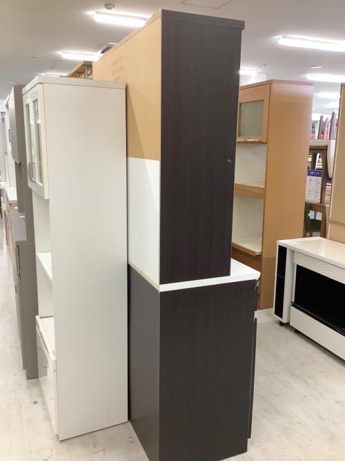 ニトリ レンジボード ブラウン×ホワイト 天板裏に若干劣化 54 2