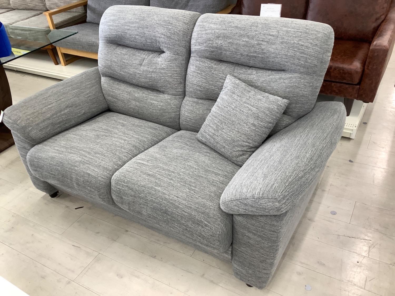 ニトリ 2人掛けソファー グレー 101 ファブリック A12｜トレファクONLINE