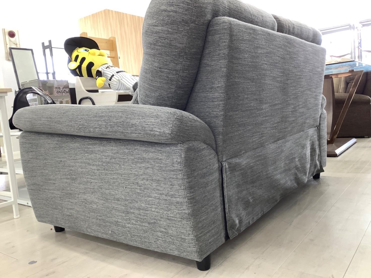 ニトリ 2人掛けソファー グレー 101 ファブリック A12｜トレファクONLINE