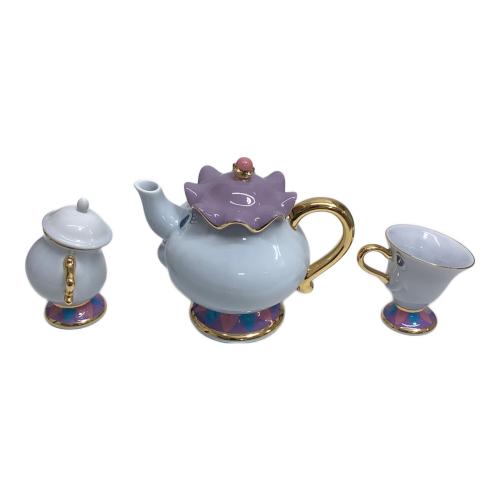 DISNEY (ディズニー) ティーポットセット ポット夫人&チップ 3Pセット