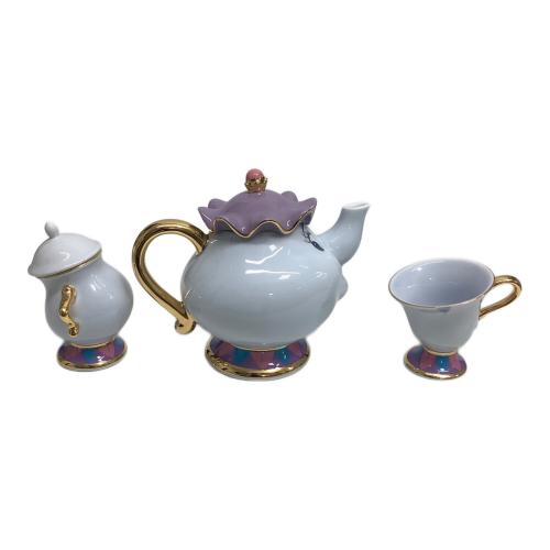 DISNEY (ディズニー) ティーポットセット ポット夫人&チップ 3Pセット