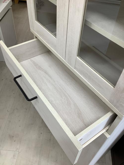 ナフコ キャビネット ベージュ ハイタイプ 2枚扉