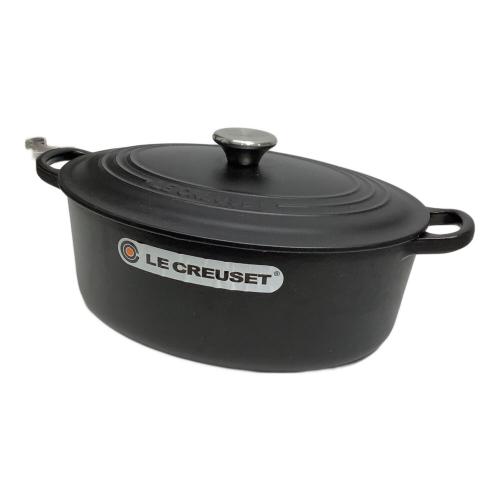 LE CREUSET (ルクルーゼ) 両手鍋 SIZE 27cm ブラック ココット・オーバル