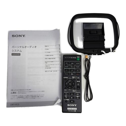 SONY (ソニー) パーソナルオーディオシステム CMT-X3CD 2020年製
