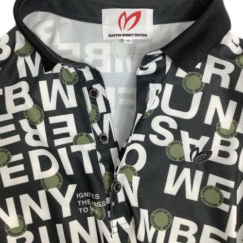 MASTER BUNNY EDITION (マスターバニーエディション) ゴルフウェア(トップス) メンズ SIZE XL ブラック×ホワイト 758-4260705