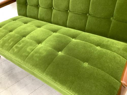 カリモク60 二人がけソファ グリーン カリモク60 (カリモクロクマル) 2人掛けソファー W36173QW グリーン