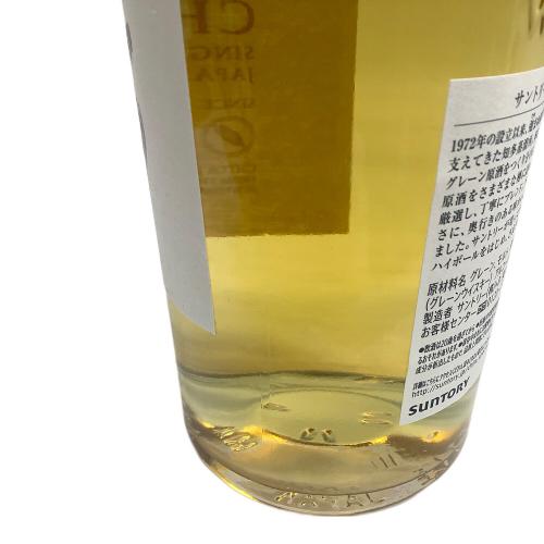 サントリー ジャパニーズウィスキー 700ml 知多 未開封