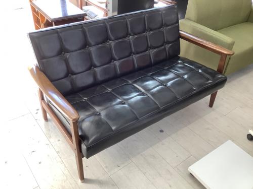 karimoku (カリモク) 2人掛けソファー ブラック Kチェア