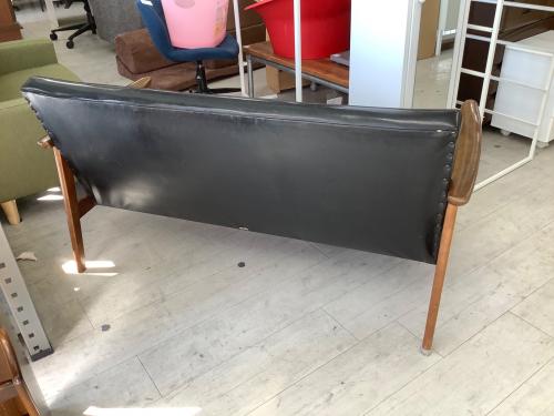 karimoku (カリモク) 2人掛けソファー ブラック Kチェア