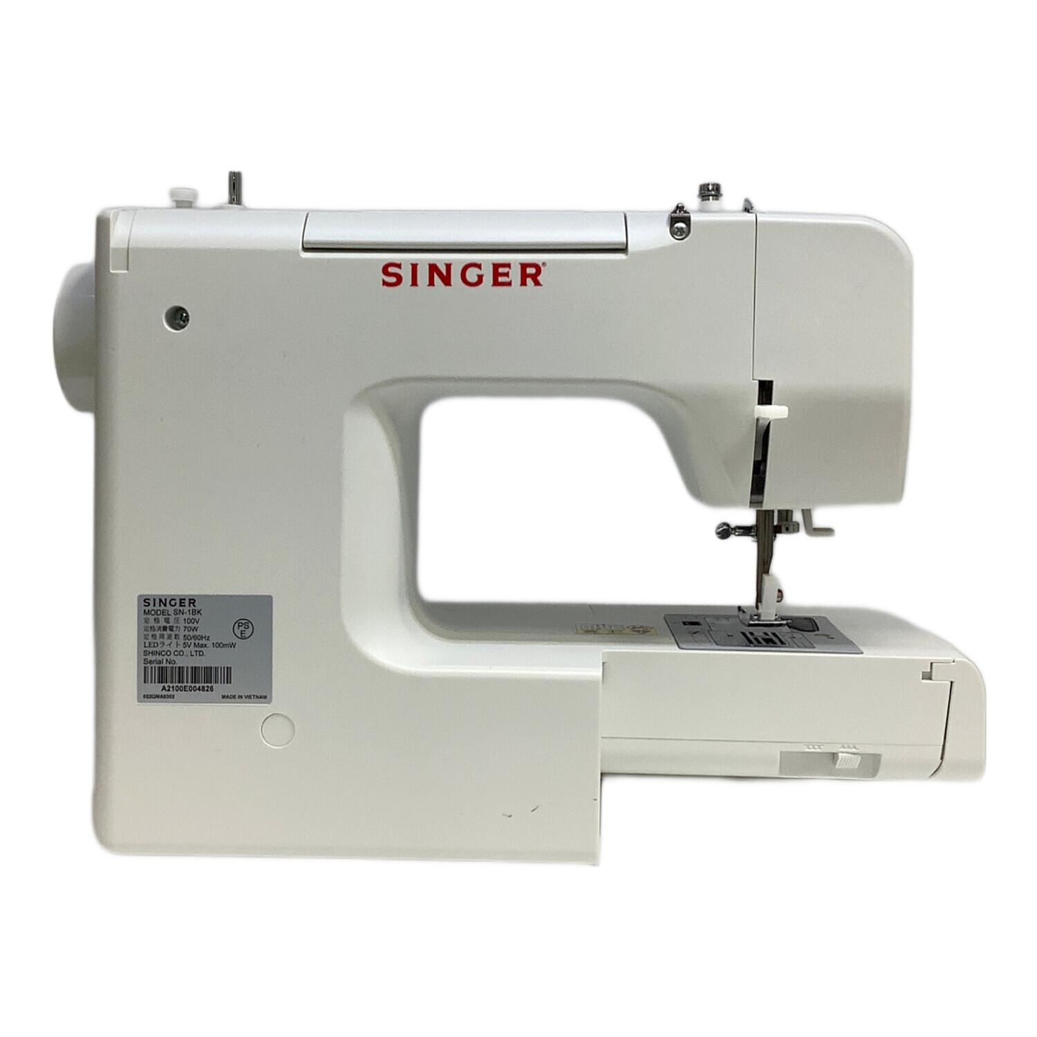 SINGER (シンガー) 電動ミシン SN-1BK A2100E004826｜トレファクONLINE