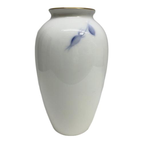 大倉陶園 (オオクラトウエン) 花瓶 ブルーローズ