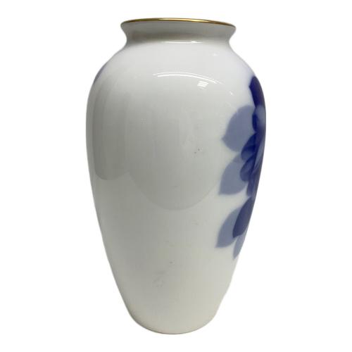 大倉陶園 (オオクラトウエン) 花瓶 ブルーローズ