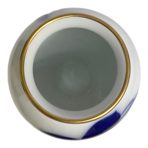 大倉陶園 (オオクラトウエン) 花瓶 ブルーローズ