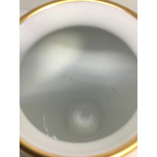 大倉陶園 (オオクラトウエン) 花瓶 ブルーローズ