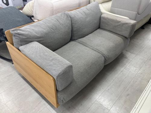 無印良品 (ムジルシリョウヒン) 2人掛けソファー 114 ライトグレー